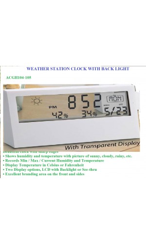 Weather Station Clock